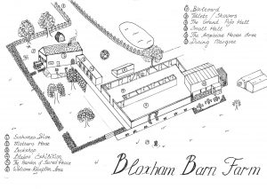 Bloxham Barn farm artistic map
